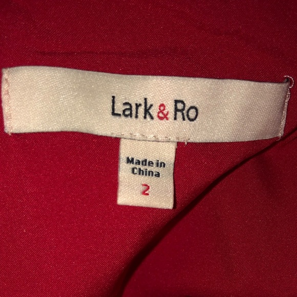 Lark & Ro NWT sleeveless snap front shift dress - Picture 7 of 8